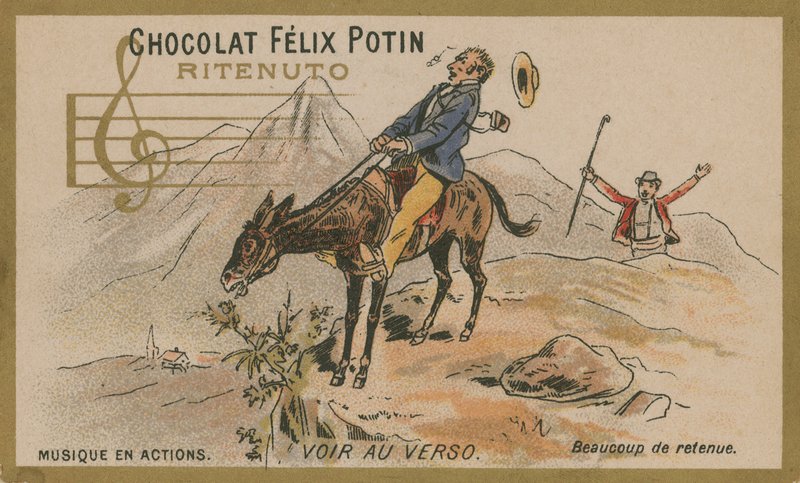 Ritenuto. Meget tilbageholdenhed af French School