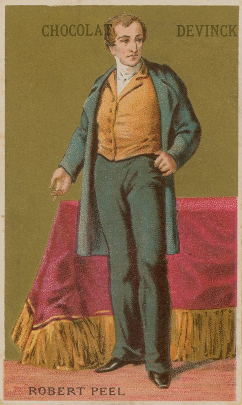 Robert Peel, engelsk konservativ statsmand fra det 19. århundrede af French School