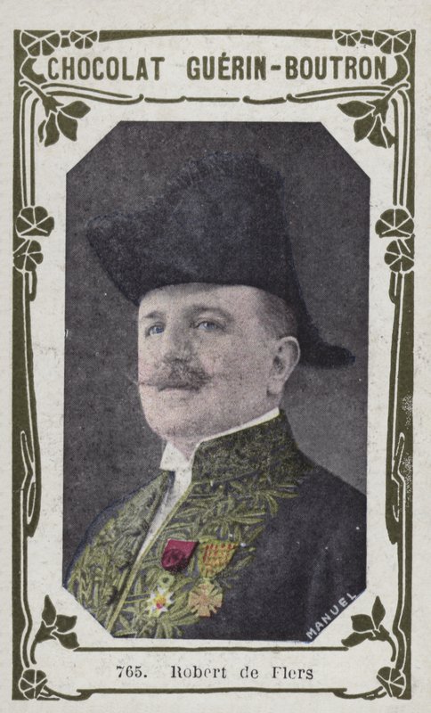 Robert de Flers (farvet foto) af French School