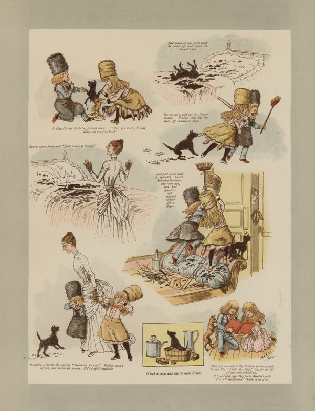 Robinson Crusoe (Color Litho) af French School