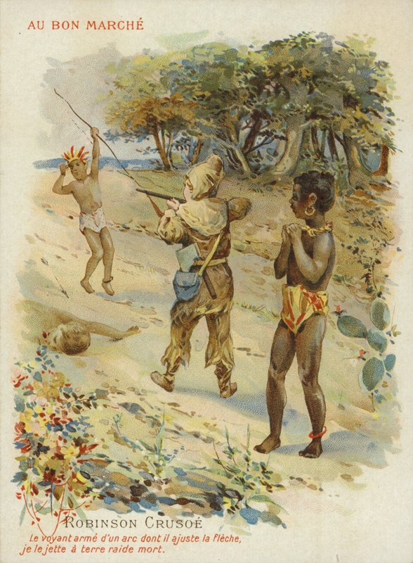 Robinson Crusoe med fredag af French School