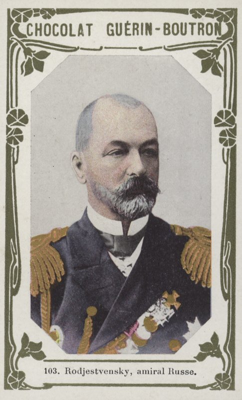 Rodjestvensky, amiral Russe (farvet foto) af French School