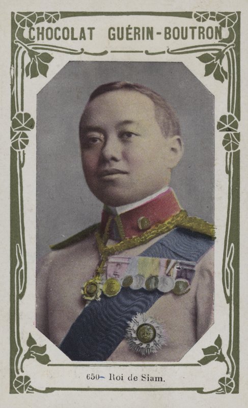 Roi de Siam (farvet foto) af French School