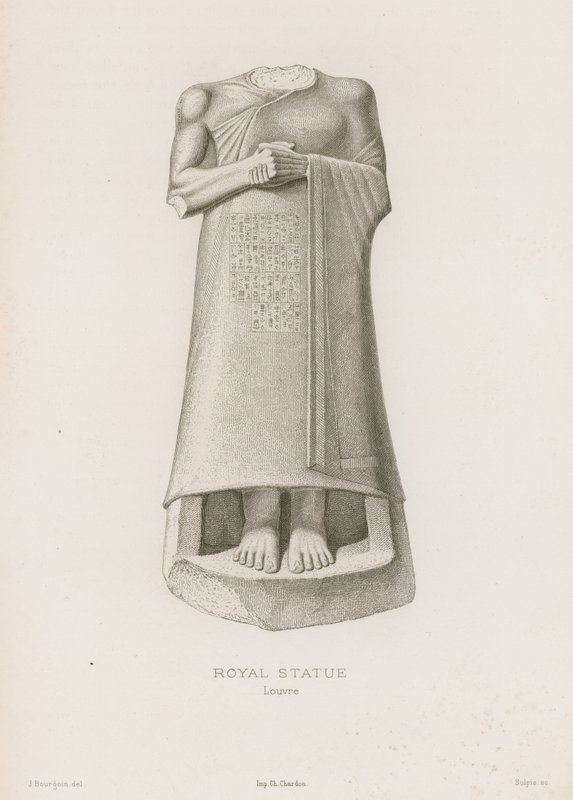 Kongelig statue, Louvre af French School