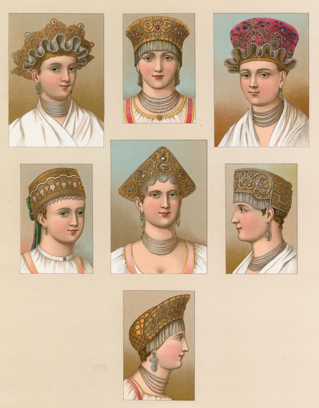 Rusland kostume af French School