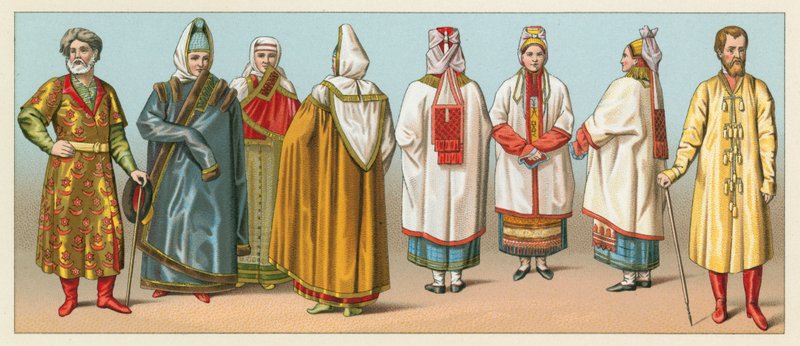 Rusland kostume af French School