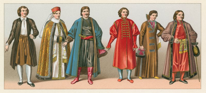 Rusland kostume af French School