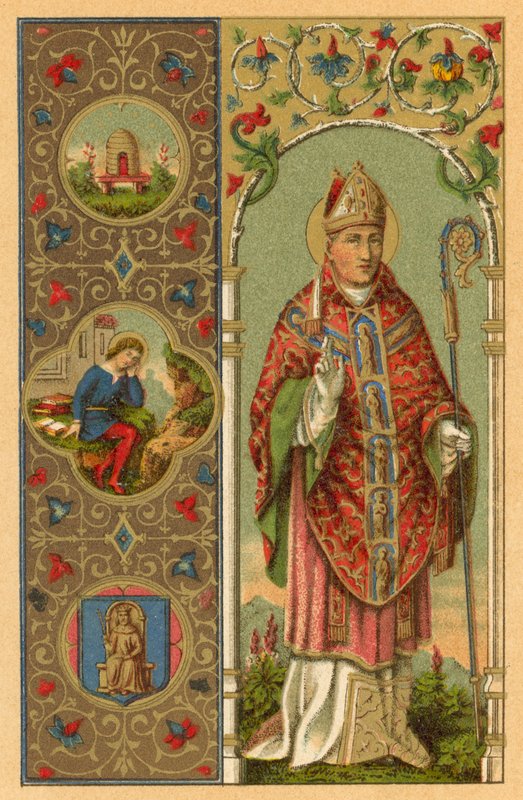 S Isidorus ærkebiskop af Spanien af French School