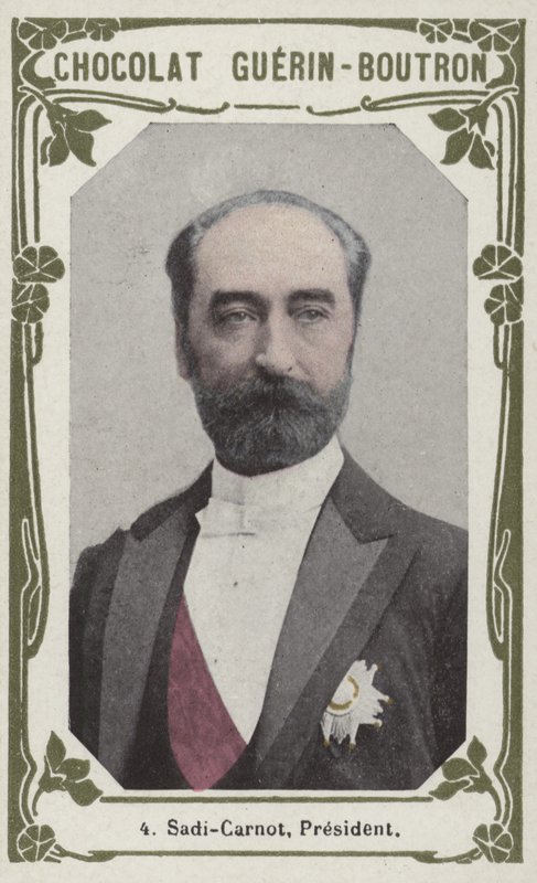 Sadi-Carnot, præsident (farvet foto) af French School