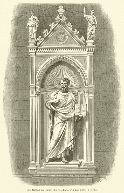 Saint Matthieu (gravering) af French School