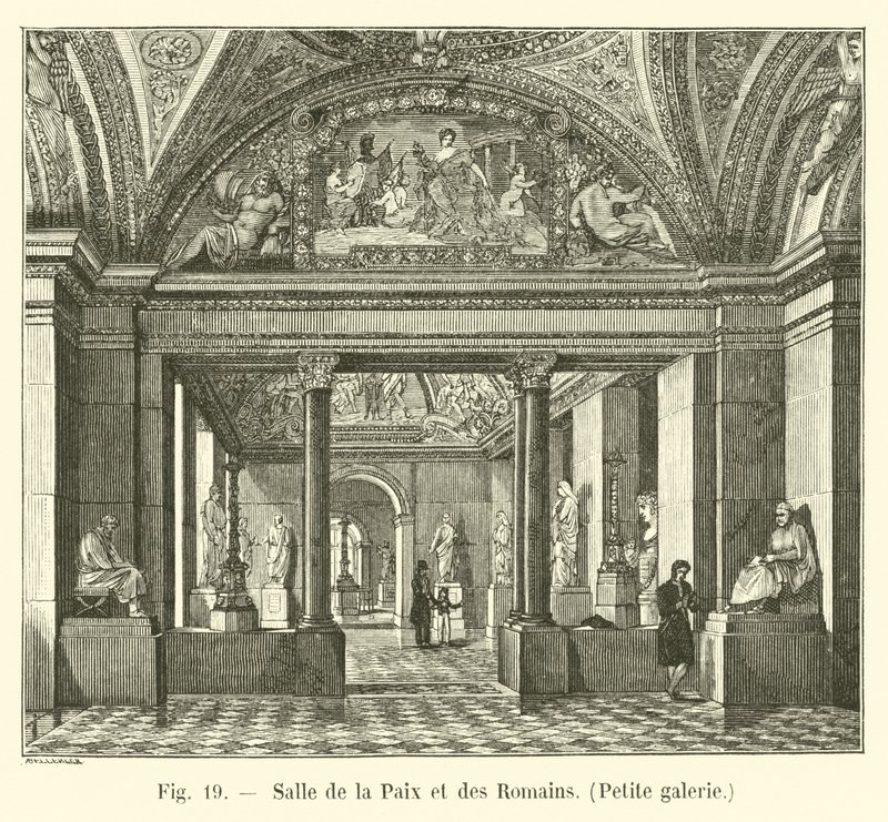 Hall of Peace and the Roms, Lille Galleri af French School