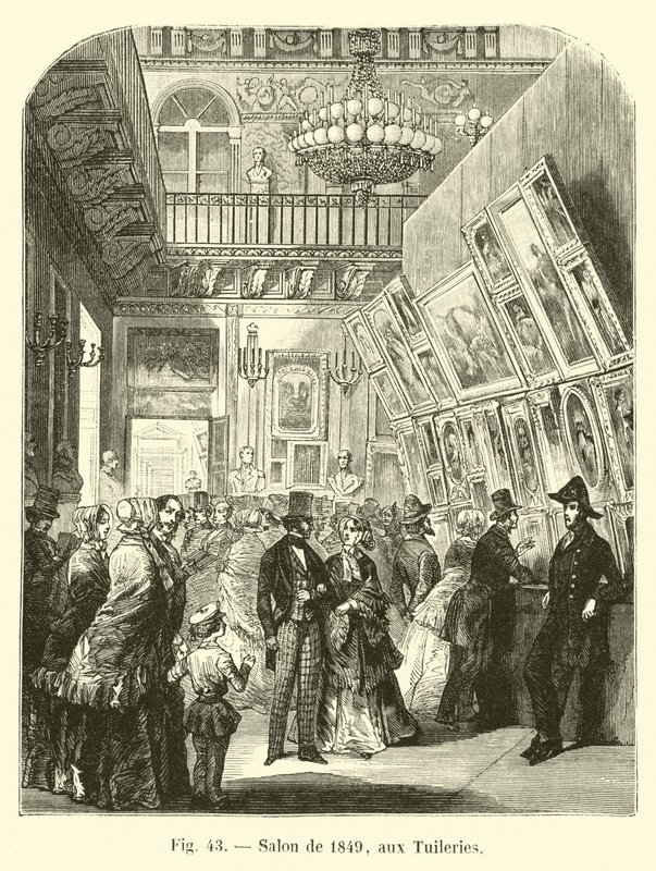 Salon af 1849, på Tuilerierne af French School