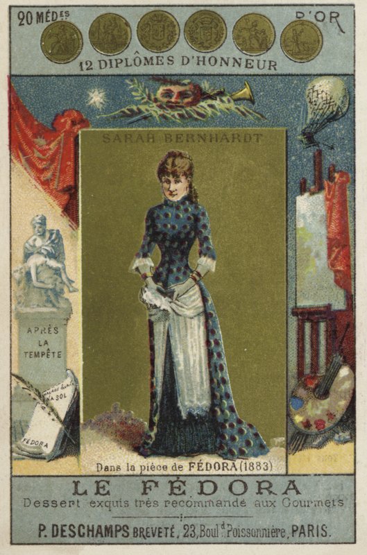 Sarah Bernhardt, fransk skuespillerinde af French School