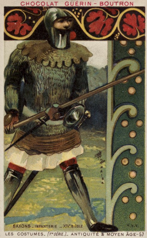 Saksisk infanterist, 1300-tallet af French School