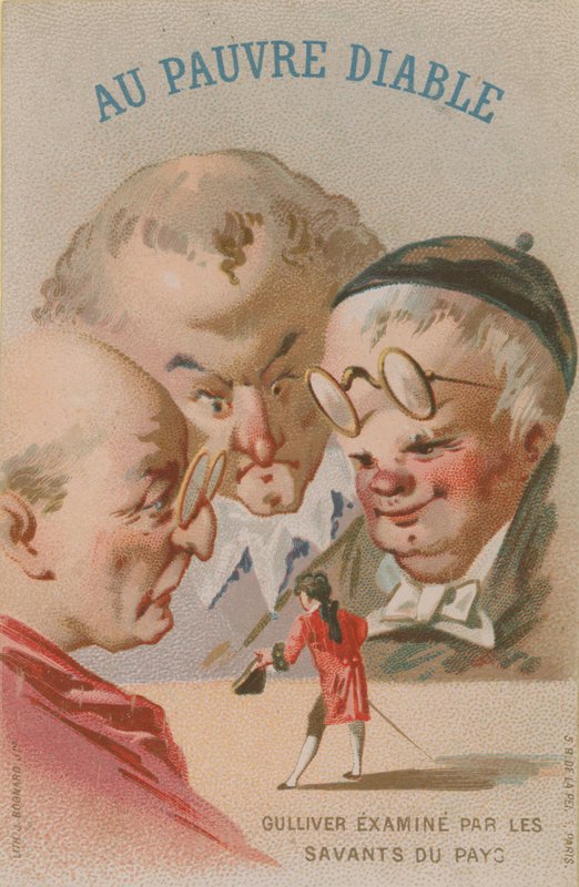 Scene fra Gullivers Travels af French School