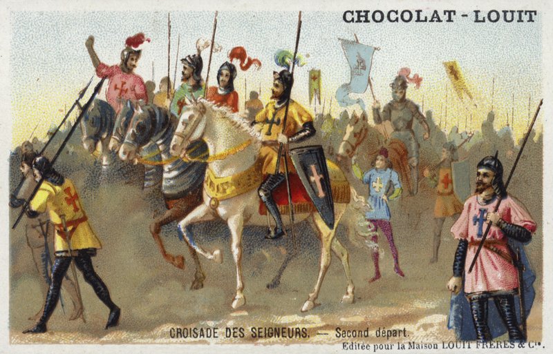 Anden afgang af Princes Crusade, 1st Crusade, 1096 af French School