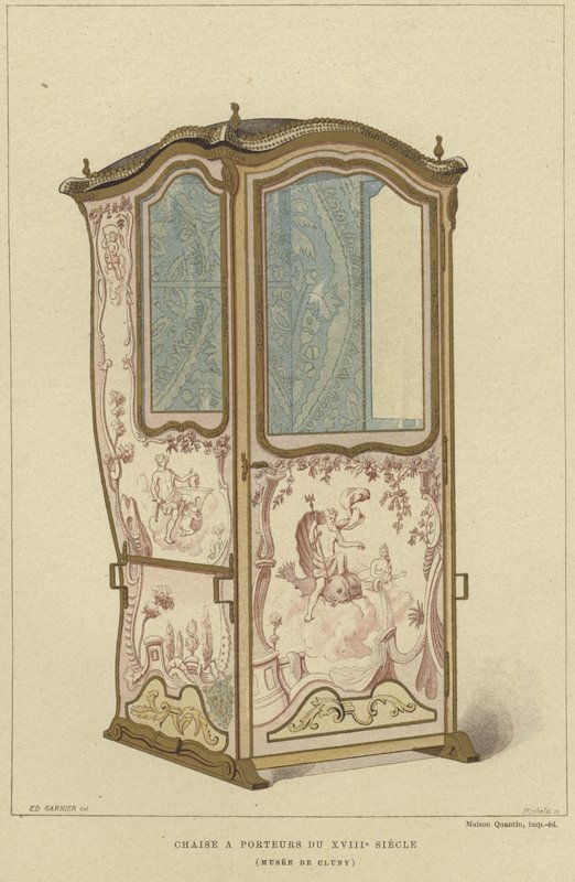 Sedan stol, 1700-tallet af French School