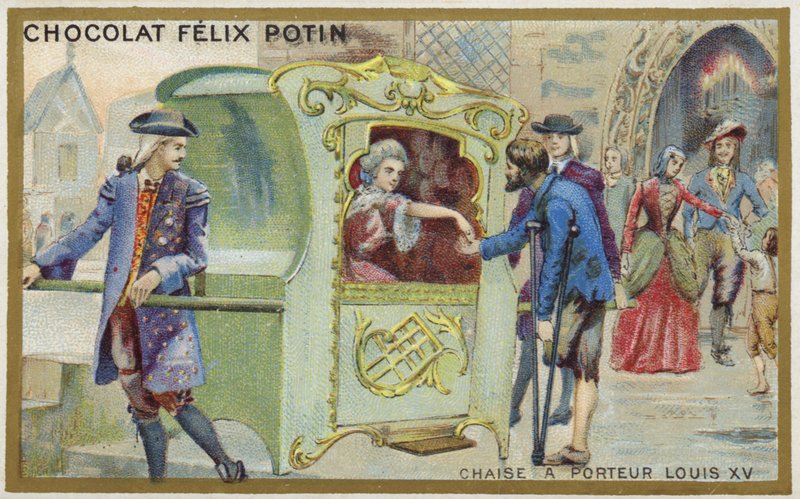 Sedan stol fra Louis XV