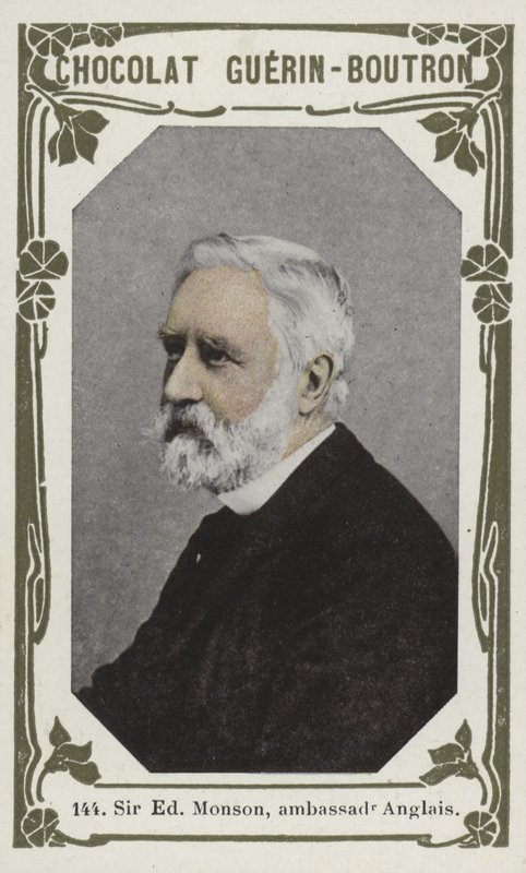 Sir Edmund Monson, engelsk ambassadør (farvet foto) af French School