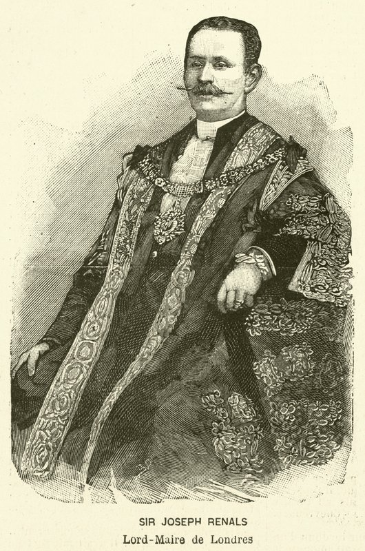 Sir Joseph Renals, overborgmester i London (gravering) af French School