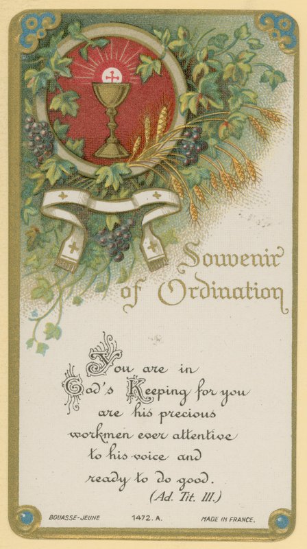 Souvenir af ordination af French School