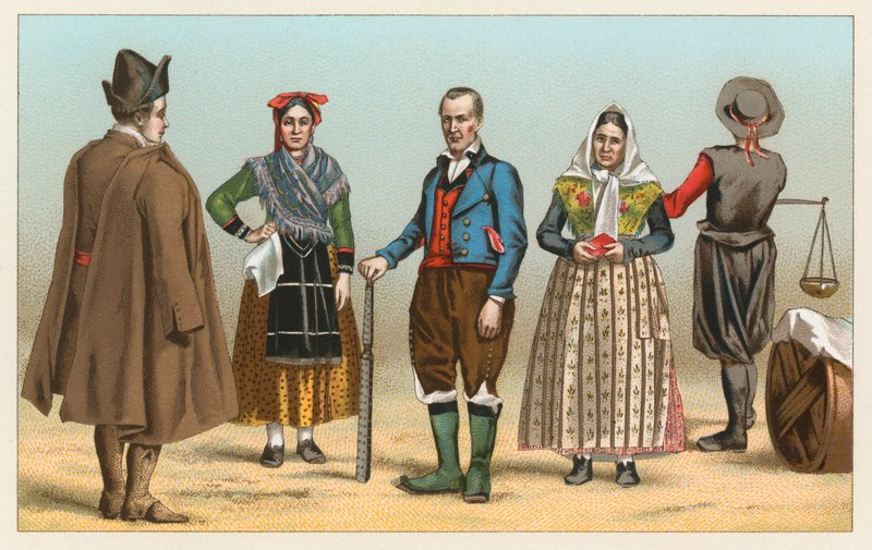 Spanien kostume af French School