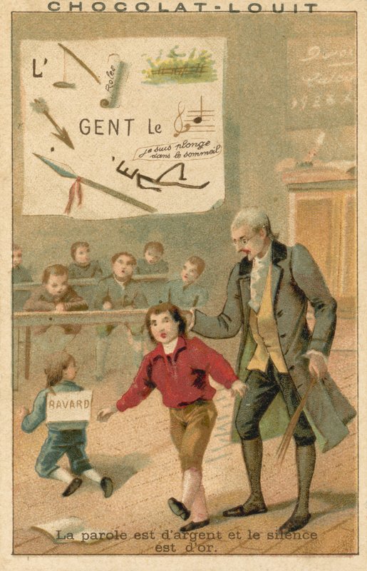 Tale er sølv og stilhed er gylden af French School