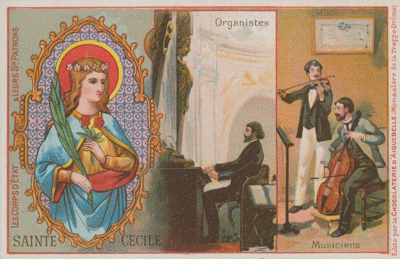 Sankt Cecilia, organist og musikere af French School