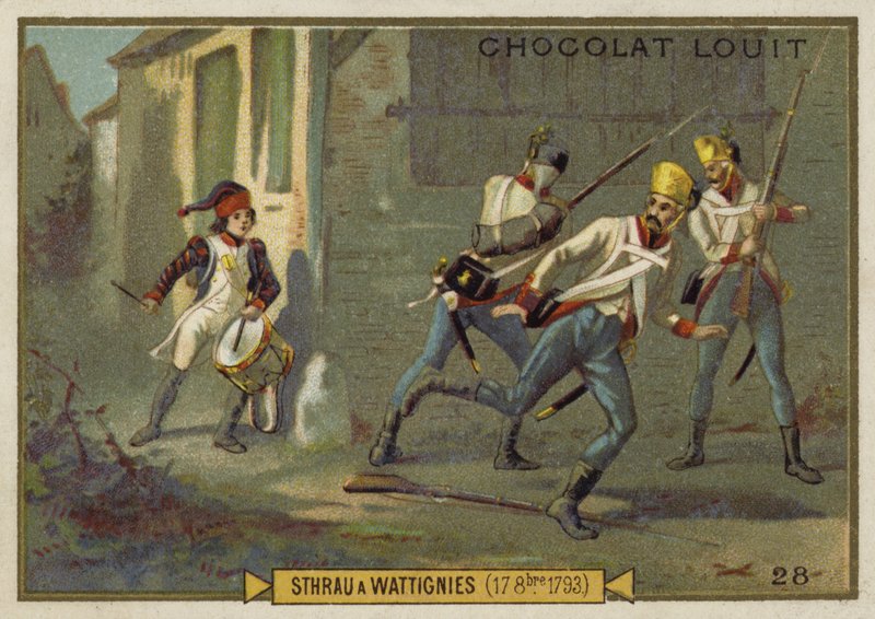 Sthrau ved slaget ved Wattignies, franske revolutionskrige, 17. oktober 1793 af French School