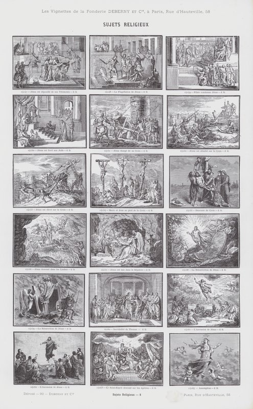 Religiøse emner (gravering) af French School