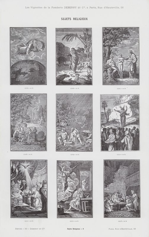 Religiøse emner (gravering) af French School