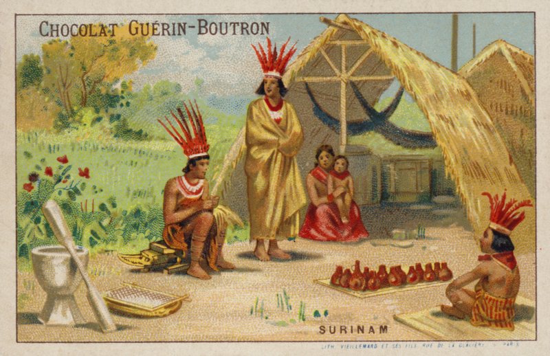 Surinam (chromolitho) af French School