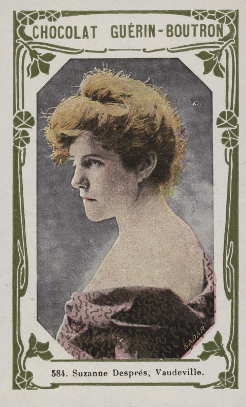 Suzanne Despres, Vaudeville (farvet foto) af French School