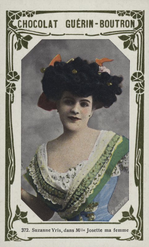 Suzanne Yris, i Mademoiselle Josette min kone (farvet foto) af French School