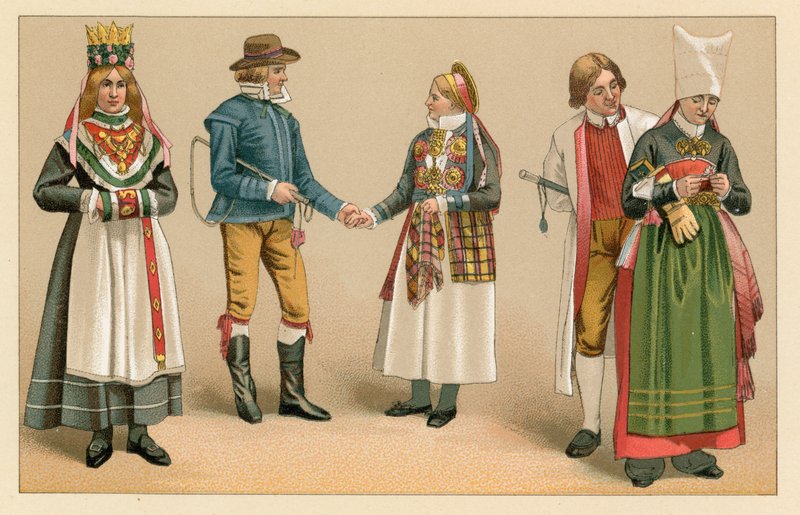 Sverige kostume af French School