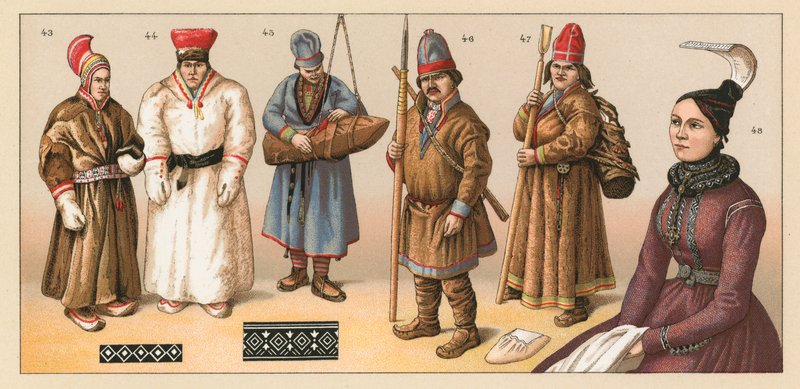 Sverige Kostume af French School