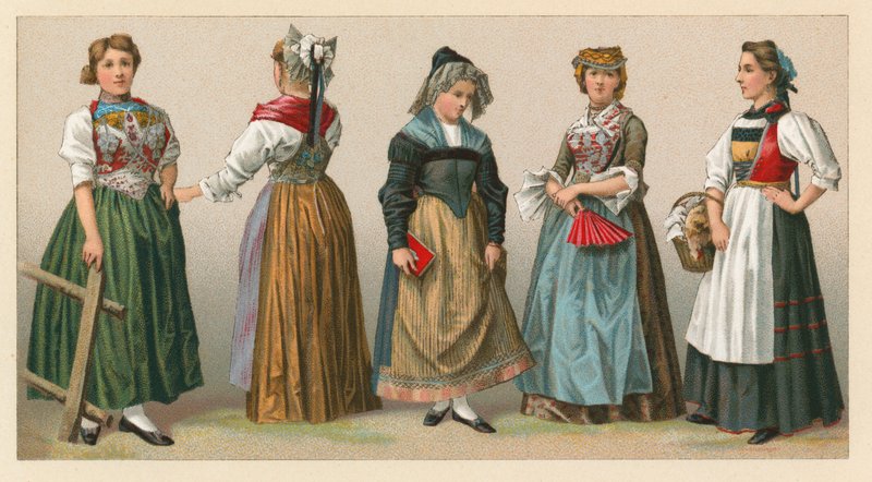 Schweiz kostume af French School