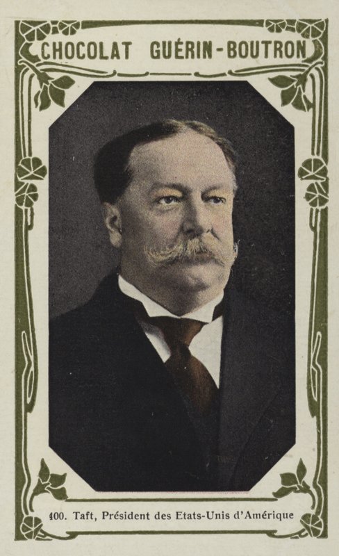 Taft, præsident for USA (farvet foto) af French School