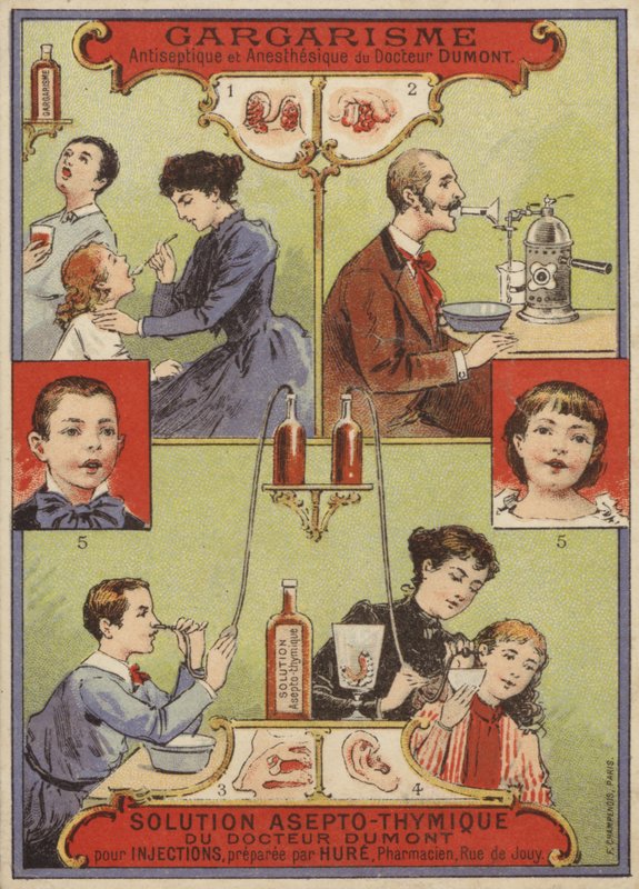 Tager medicin af French School