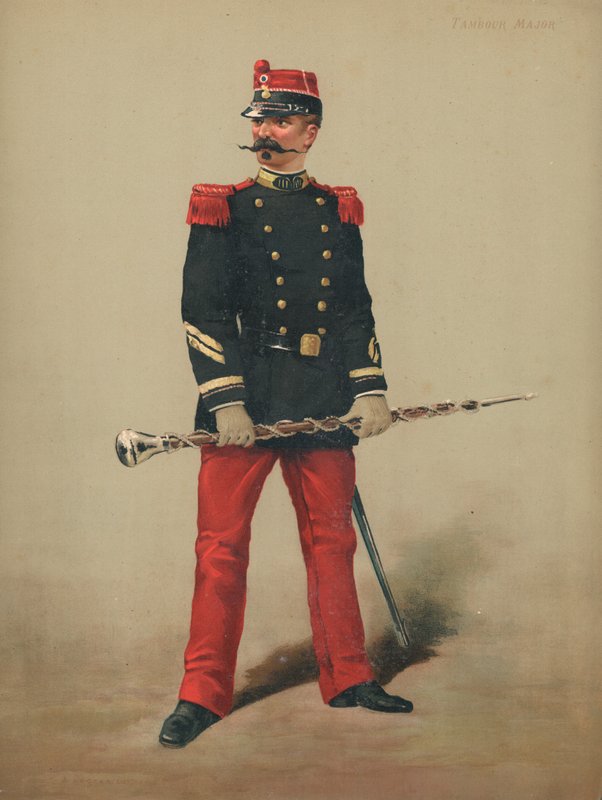 Tambour Major af French School