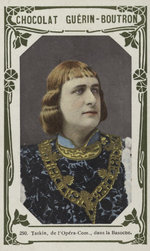 Taskin, fra Opera-Comique, i La Basoche (farvet foto) af French School