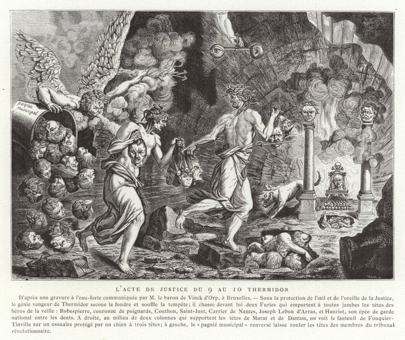 The Act of Justice af 9-10 Thermidor (27.-28. juli 1794) af French School