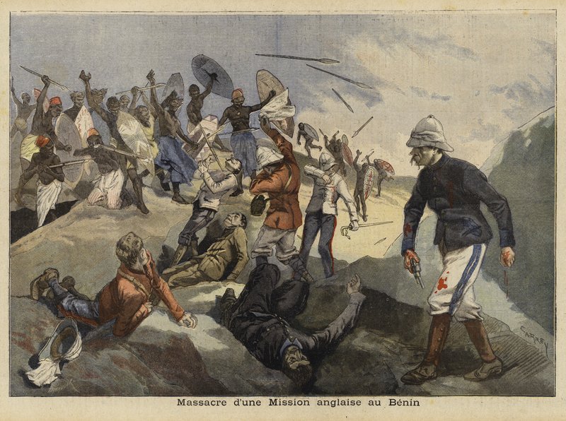 Massakren i Benin, 4. januar 1897 af French School