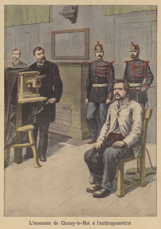 Choisy-le-Roi-morderen bliver fotograferet af French School