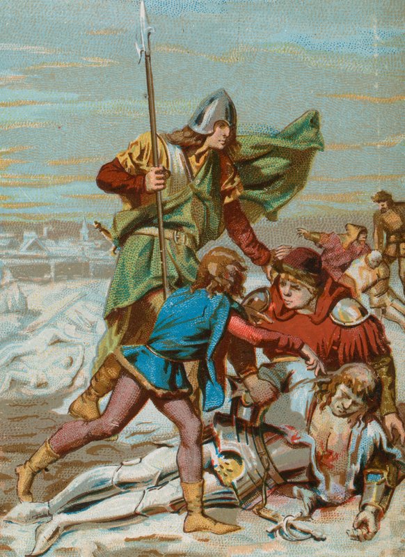 Karl den Udslæts død, hertug af Bourgogne af French School