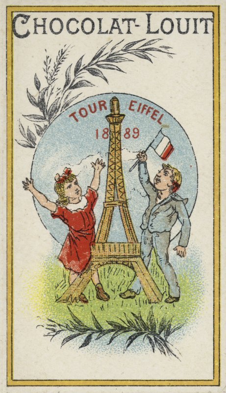 Eiffeltårnet, 1889 af French School