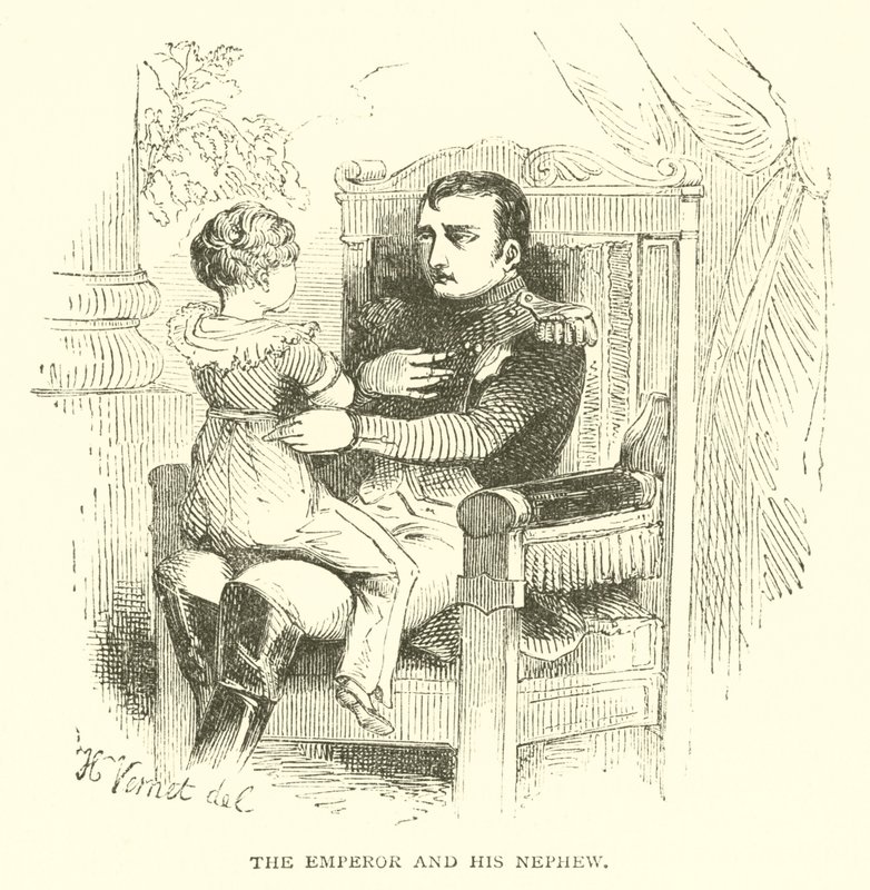 Kejseren og hans nevø (gravering) af French School