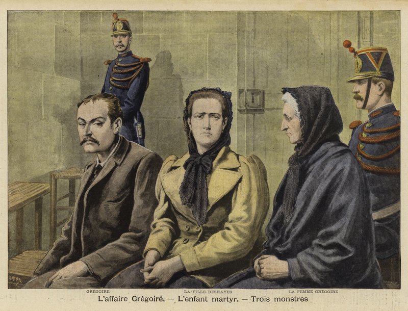 Gregoire-barnemordet, Frankrig, 1897 af French School
