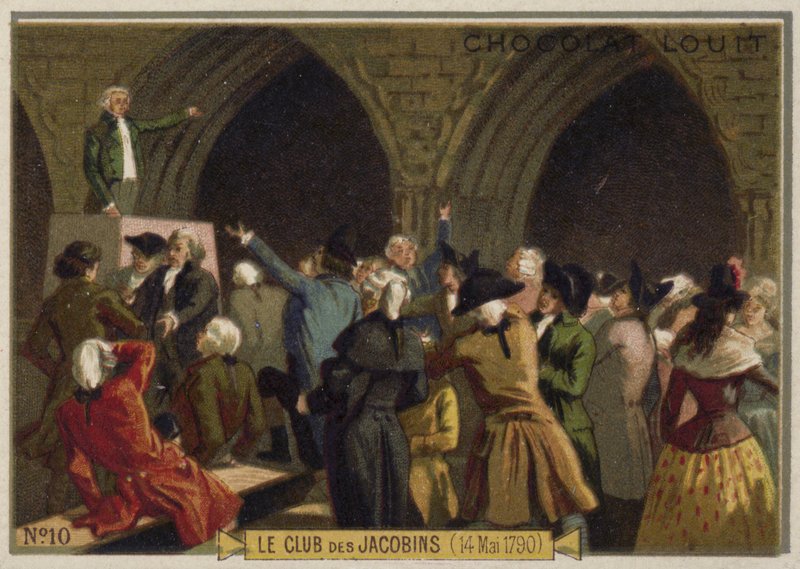 Jacobin Club, Fransk Revolution, 14. maj 1790 af French School