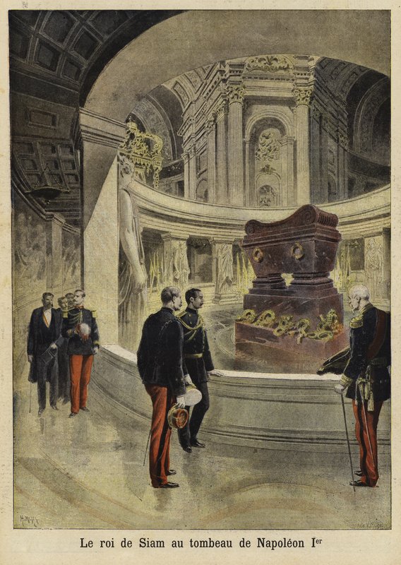 Kongen af Siam besøger Napoleon I